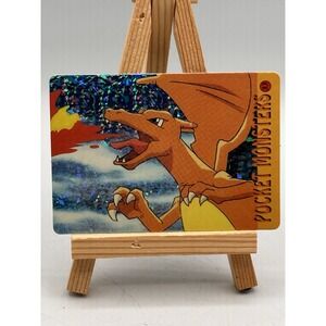Pokemon 1995 Vending Prism Firework Holo Sticker 33‎ 31 Charizard Vaporeon